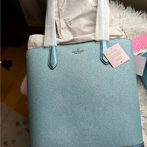 Kate Spade Tinsel Tote Bundle - Picture 3 of 5